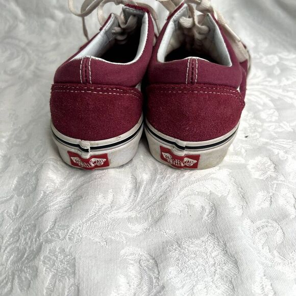 VANS Old Skool Lace Up Sneakers Fuchsia Women 5.5 Men 4 - Picture 5 of 9